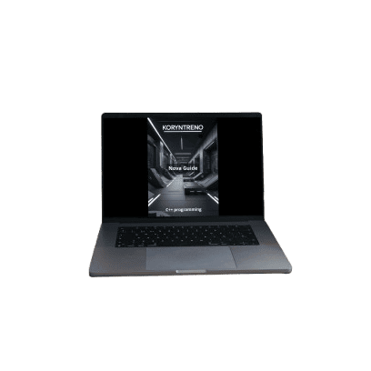 Laptop displaying a software interface 